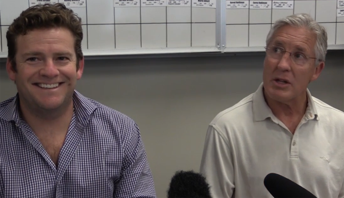 John Schneider und Pete Carroll: Born to draft