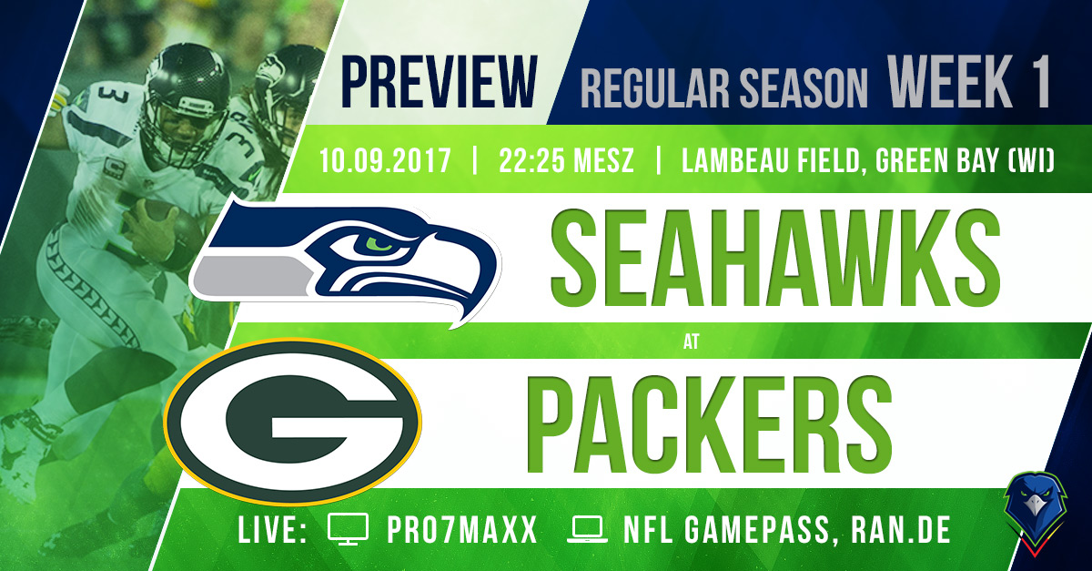 Preview: Regular Season 2017 (Week 1) – Seahawks @ Packers