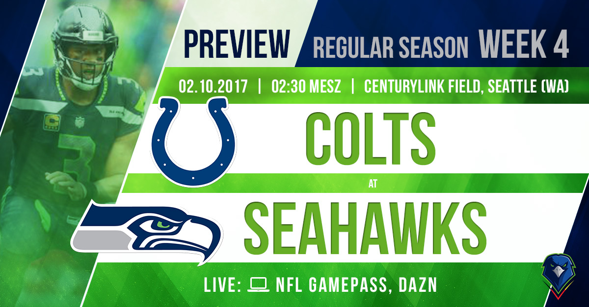 Preview: Regular Season 2017 (Week 4) – Colts @ Seahawks