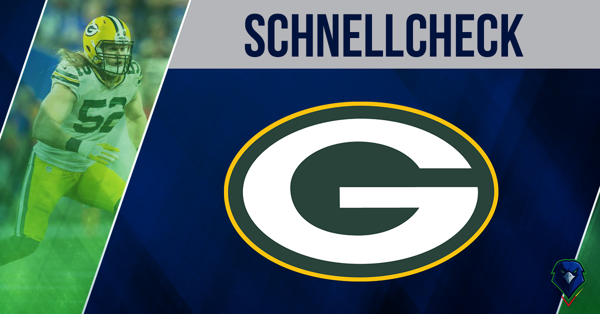 Schnellcheck: Green Bay Packers (Week 1, 2017)
