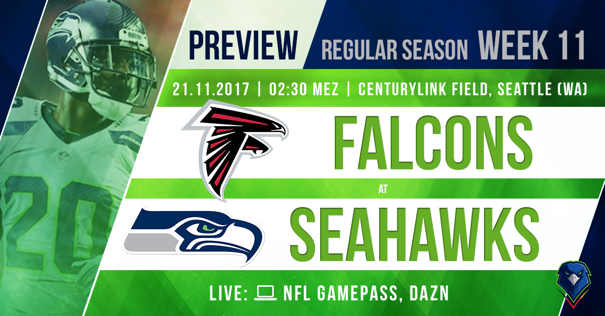 Preview: Regular Season (Week 11) – Falcons @ Seahawks
