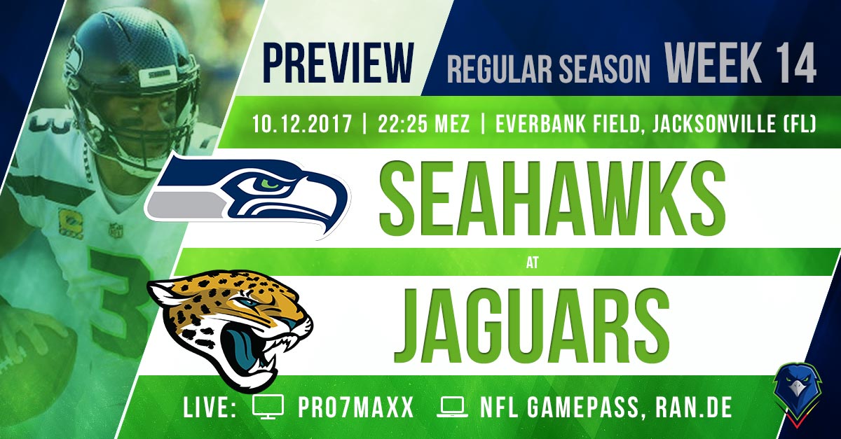 Preview: Regular Season 2017 (Week 14) – Seahawks @ Jaguars