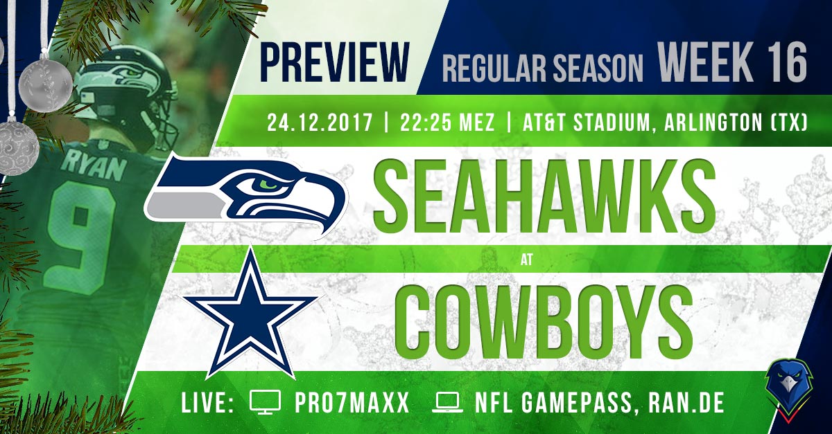 Preview: Regular Season 2017 (Week 16) – Seahawks @ Cowboys