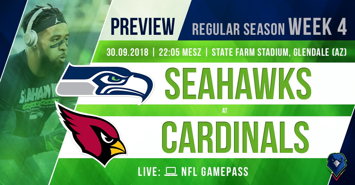 Preview: Regular Season 2018 (Week 4) – Seahawks @ Cardinals