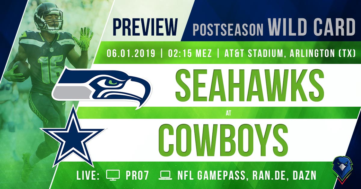 Preview: Postseason 2018 (Wild-Card Round) – Seahawks @ Cowboys