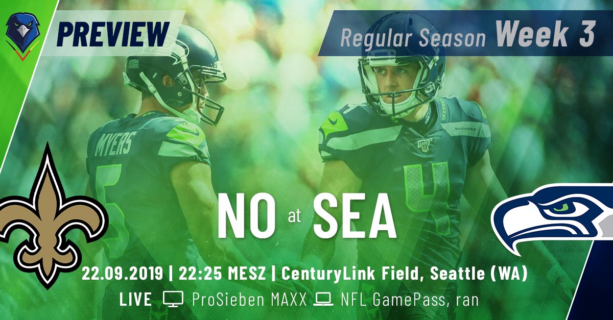 Preview: Regular Season 2019 (Week 3) – Saints @ Seahawks