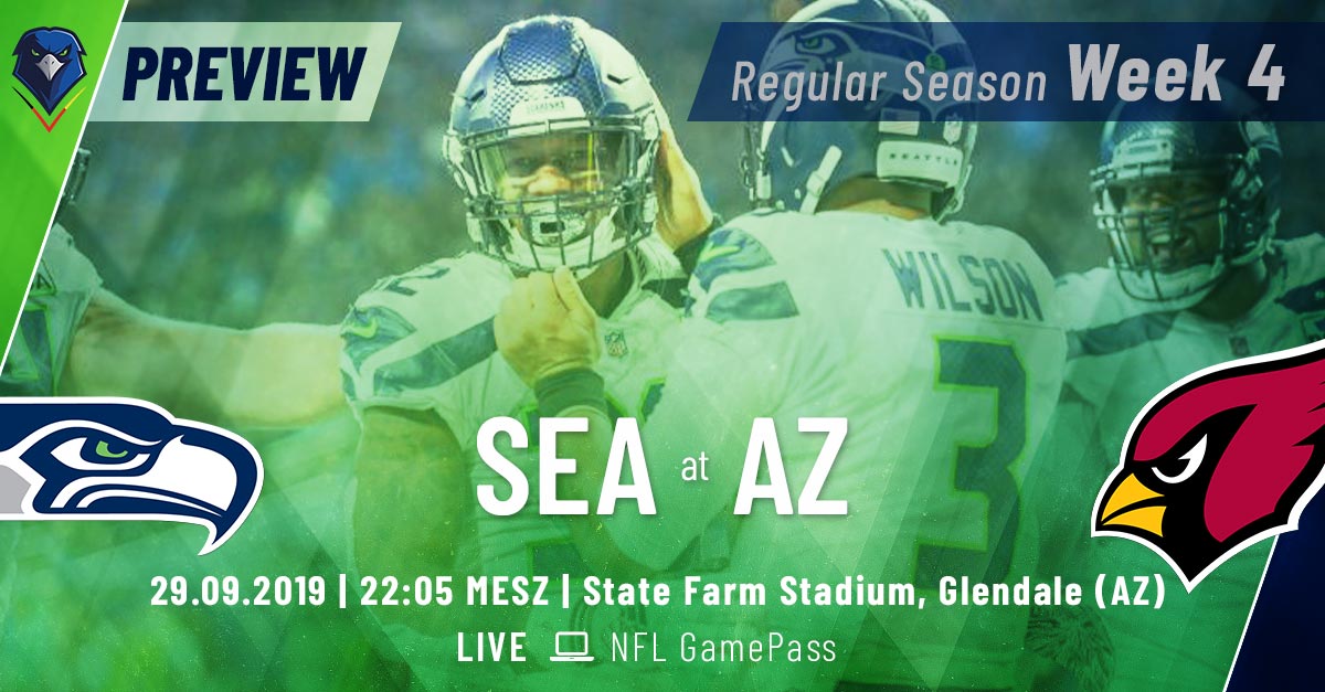 Preview: Regular Season 2019 (Week 4) – Seahawks @ Cardinals