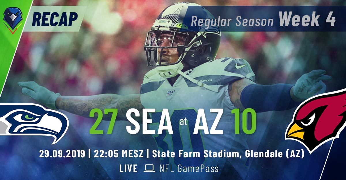 Recap: Regular Season 2019 (Week 4) – Seahawks @ Cardinals