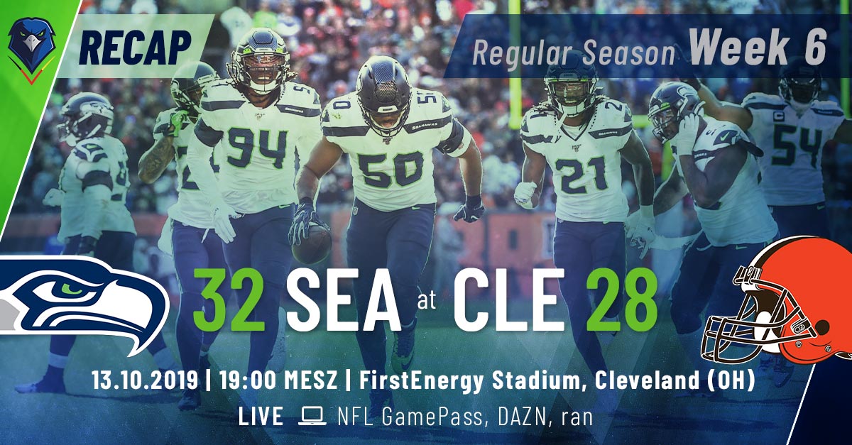 Recap: Regular Season 2019 (Week 6) – Seahawks @ Browns