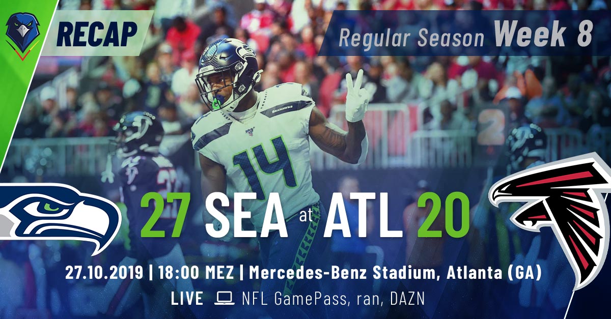 Recap: Regular Season 2019 (Week 8) – Seahawks @ Falcons