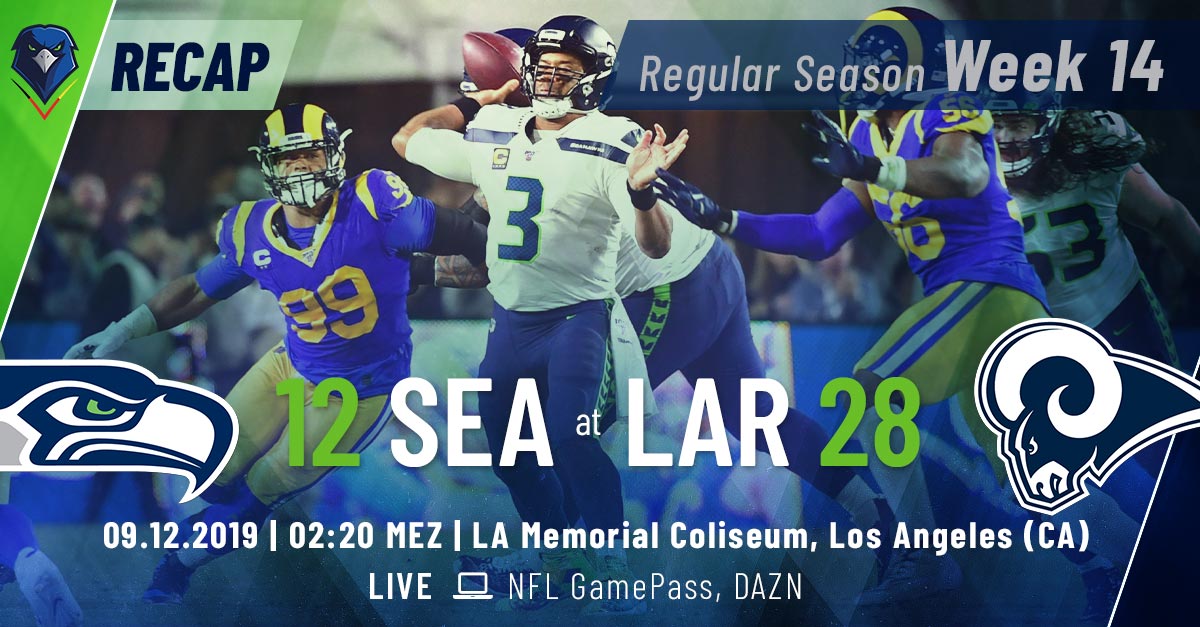 Recap: Regular Season 2019 (Week 14) – Seahawks @ Rams