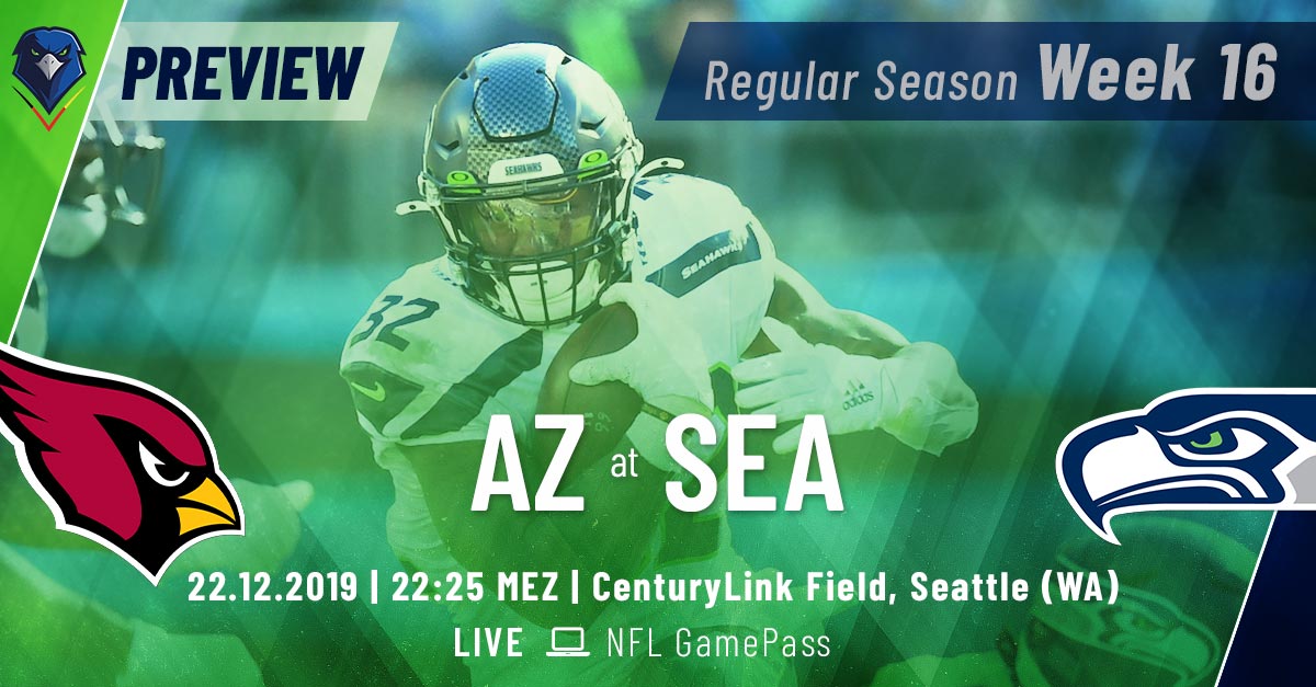 Preview: Regular Season 2019 (Week 16) – Cardinals @ Seahawks