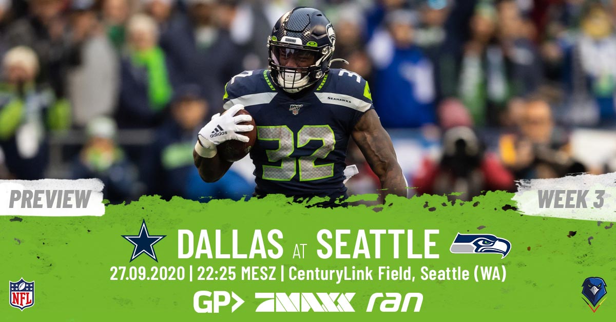 Preview: Regular Season 2020 (Week 3) – Cowboys @ Seahawks