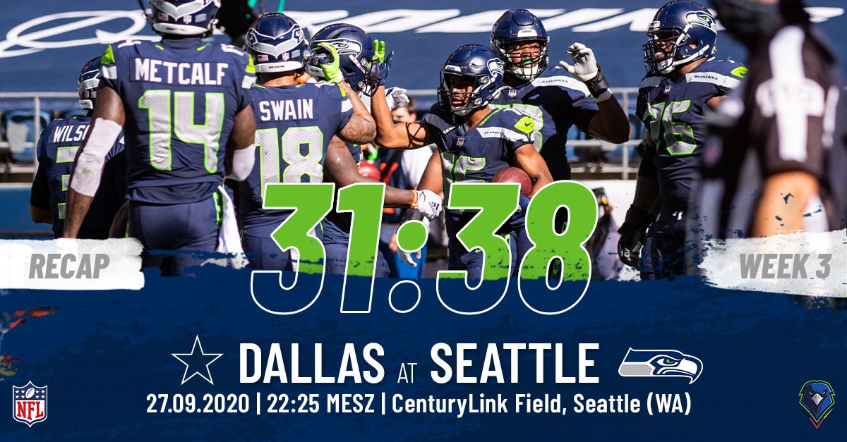 Recap: Regular Season 2020 (Week 3) – Cowboys @ Seahawks