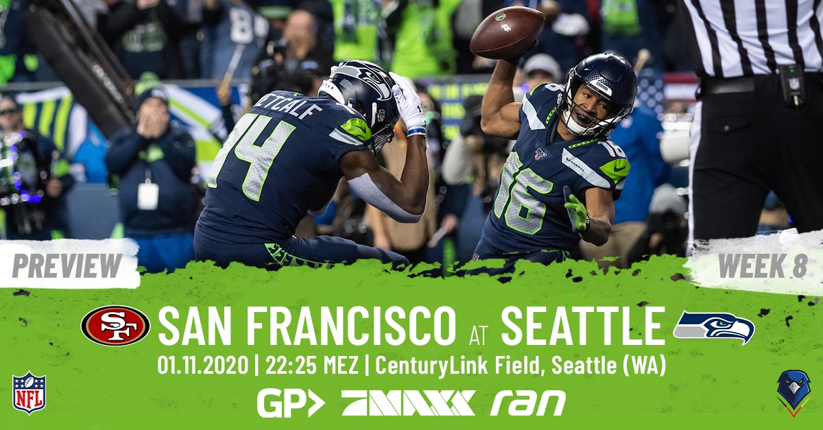 Preview: Regular Season 2020 (Week 8) – 49ers @ Seahawks