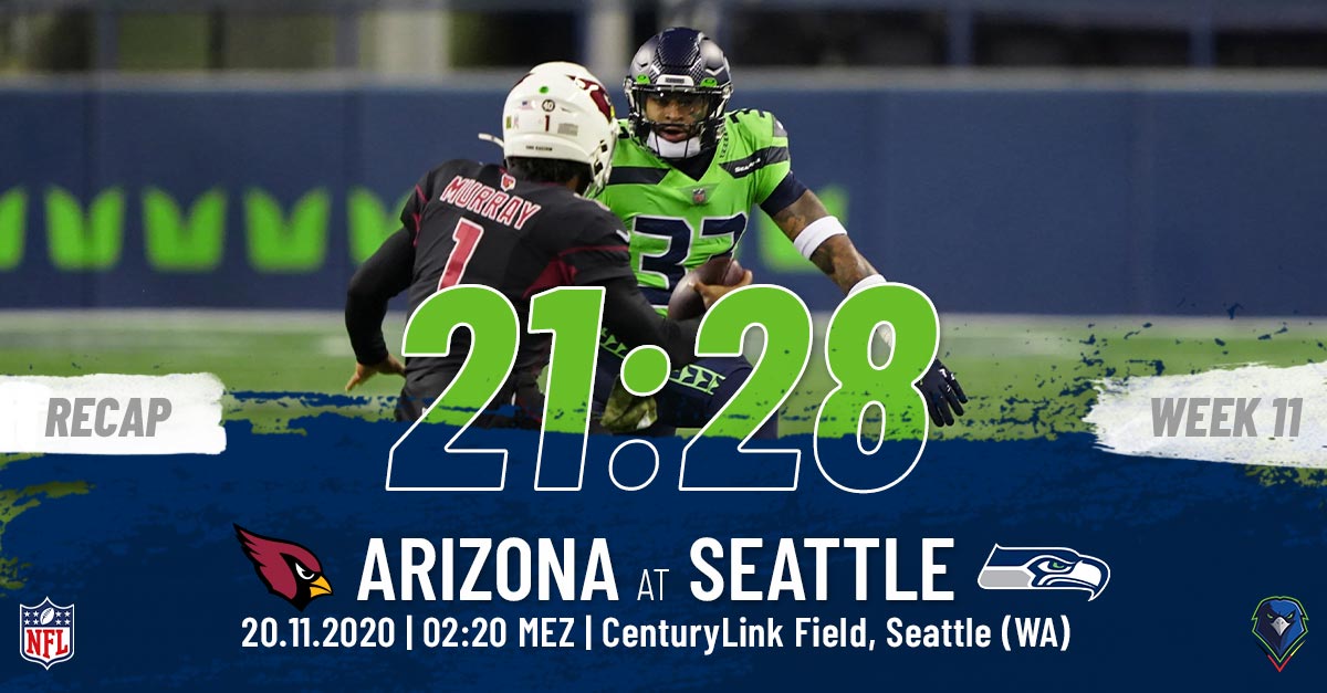 Recap: Regular Season 2020 (Week 11) – Cardinals @ Seahawks