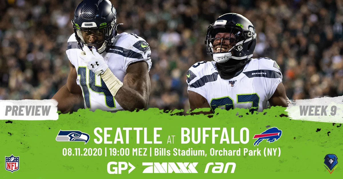 Preview: Regular Season 2020 (Week 9) – Seahawks @ Bills
