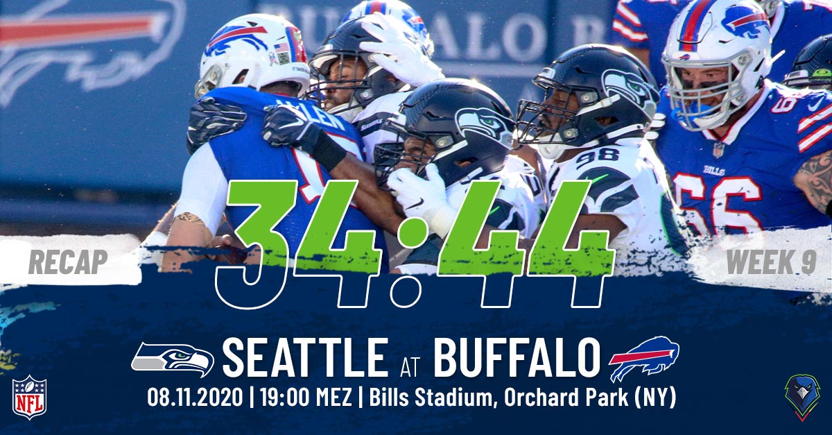 Recap: Regular Season 2020 (Week 9) – Seahawks @ Bills