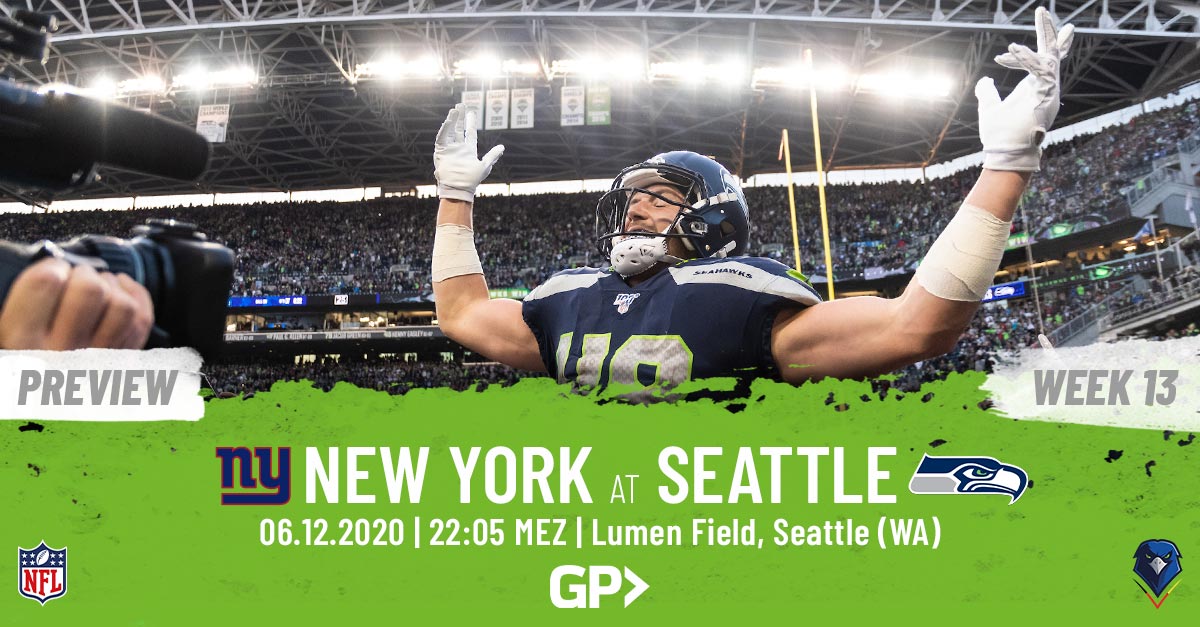 Preview: Regular Season 2020 (Week 13) – Giants @ Seahawks