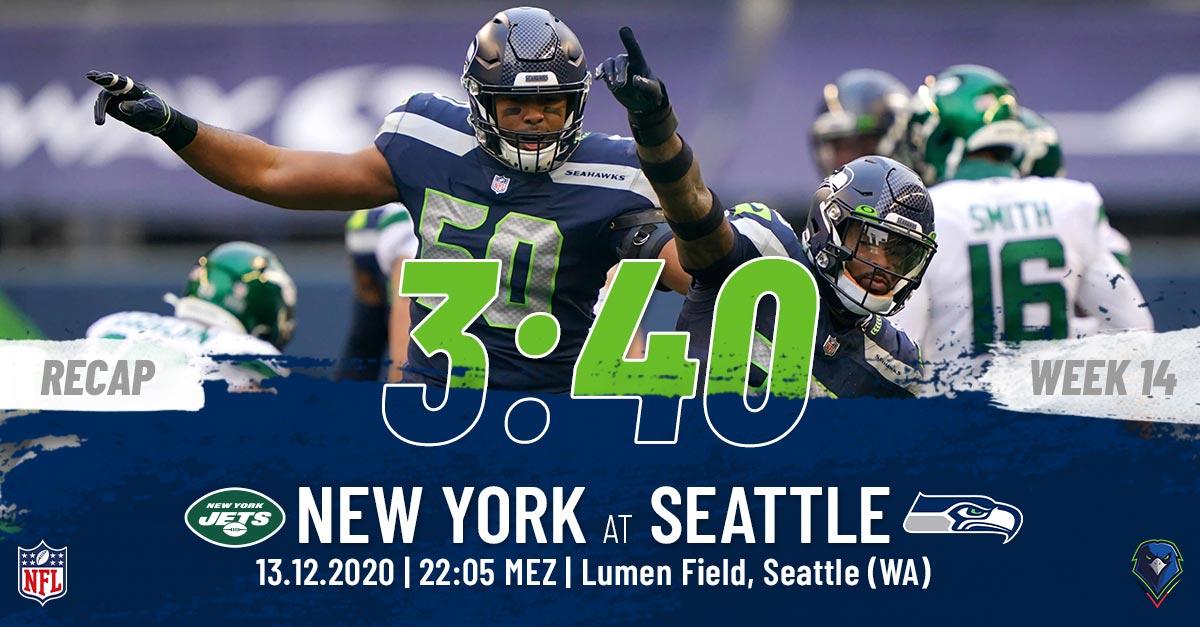 Recap: Regular Season 2020 (Week 14) – Jets @ Seahawks