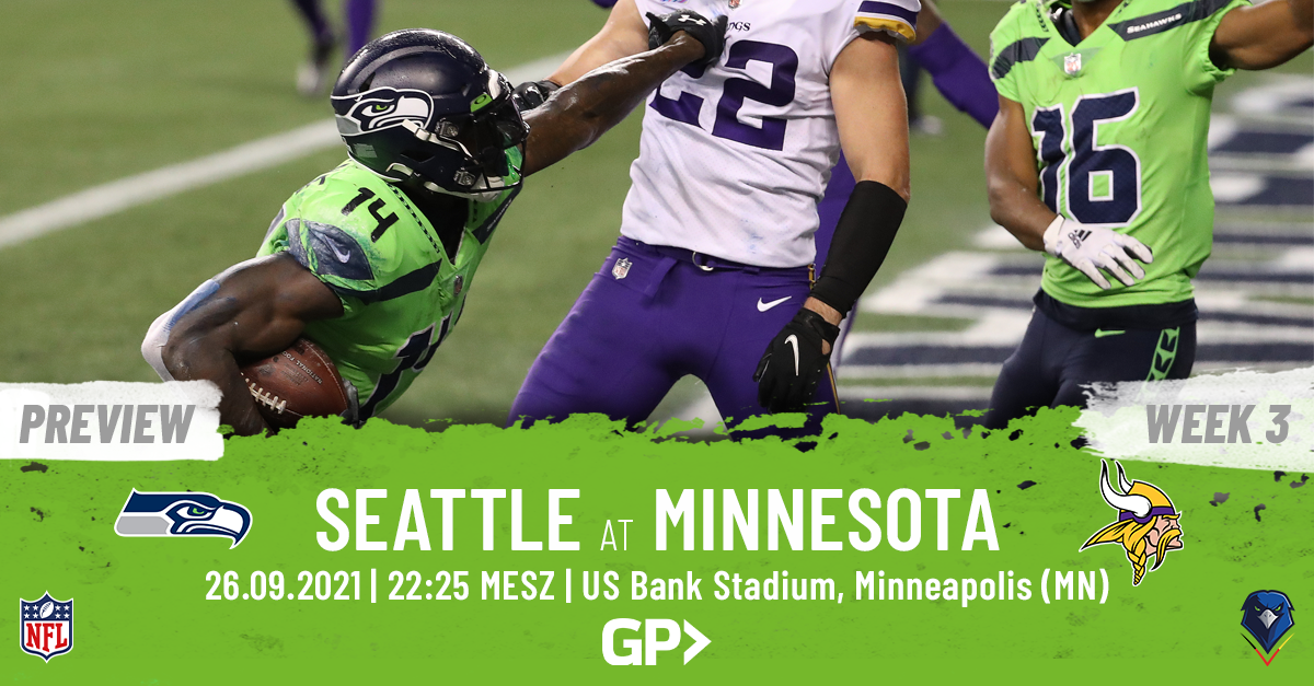 Preview: Regular Season 2021 (Week 3) – Seahawks @ Vikings