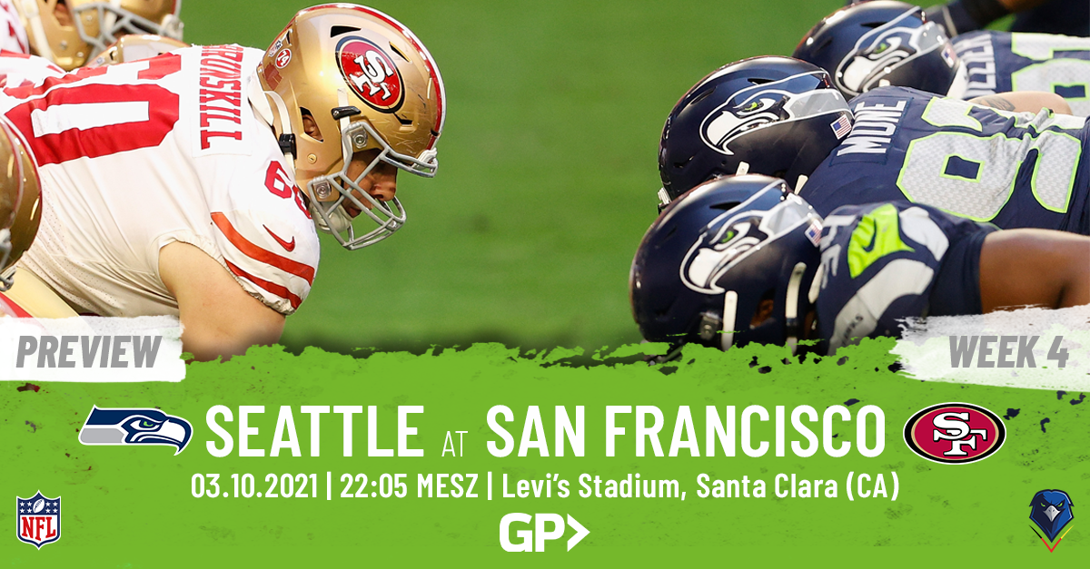 Preview: Regular Season 2021 (Week 4) – Seahawks @ 49ers
