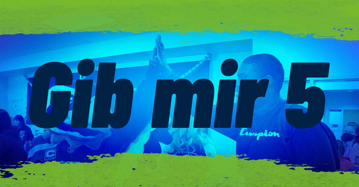 Saison-Spende 2022: Gib mir Fünf