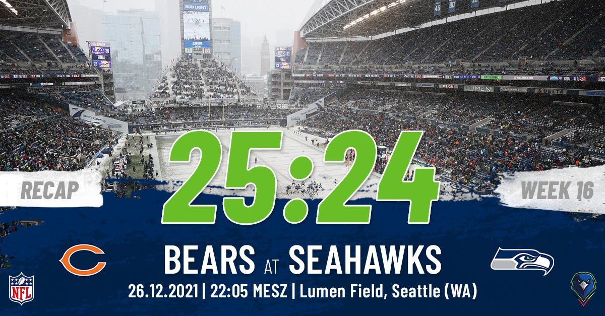 Seahawks Recap Week 16, 2021 Chicago Bears