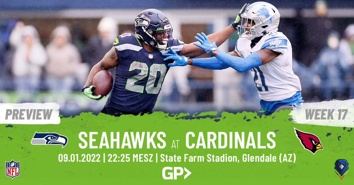 Preview: Regular Season 2021 (Week 18) – Seahawks @ Cardinals