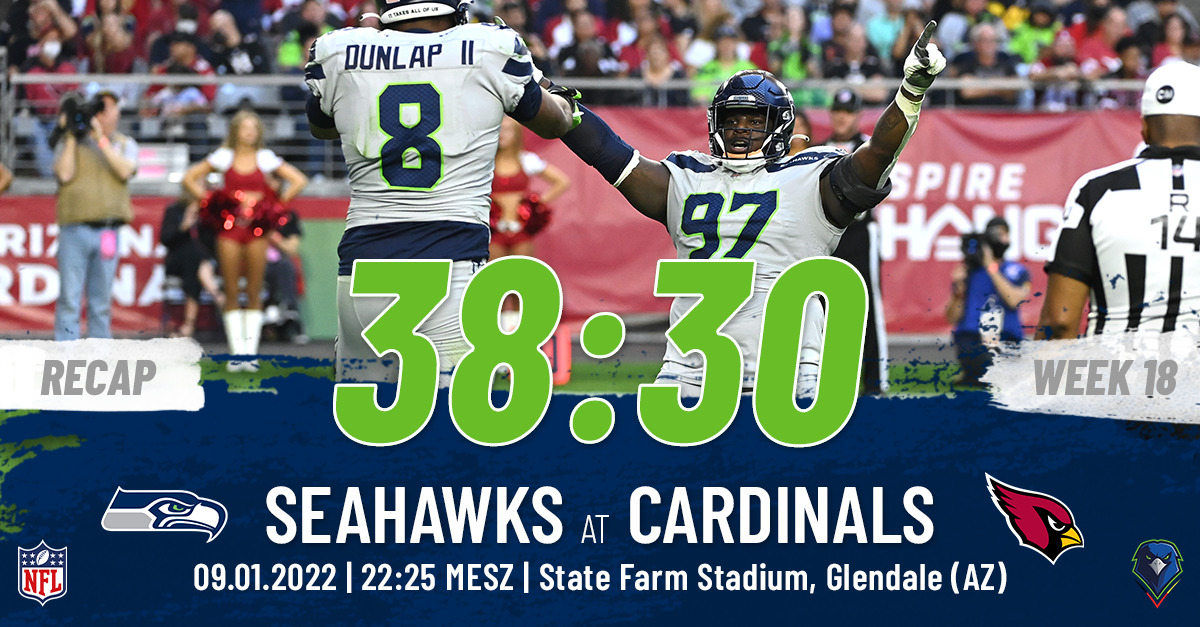 Recap: Regular Season 2021 (Week 18) – Seahawks @ Cardinals