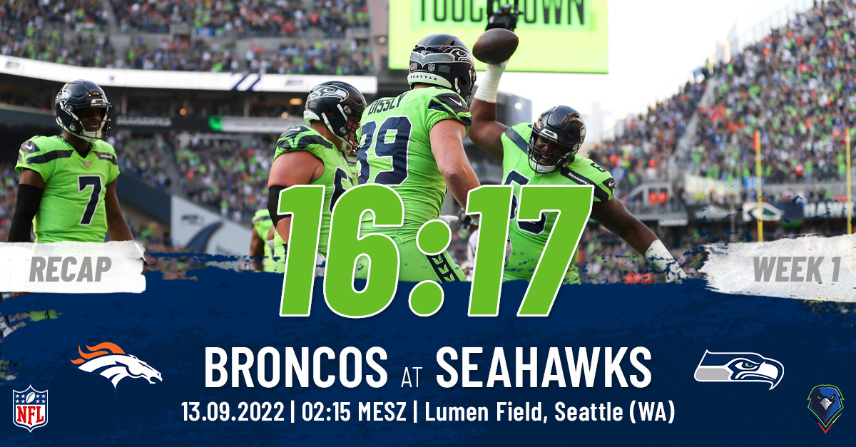 Recap: Regular Season 2022 (Week 1) – Broncos @ Seahawks