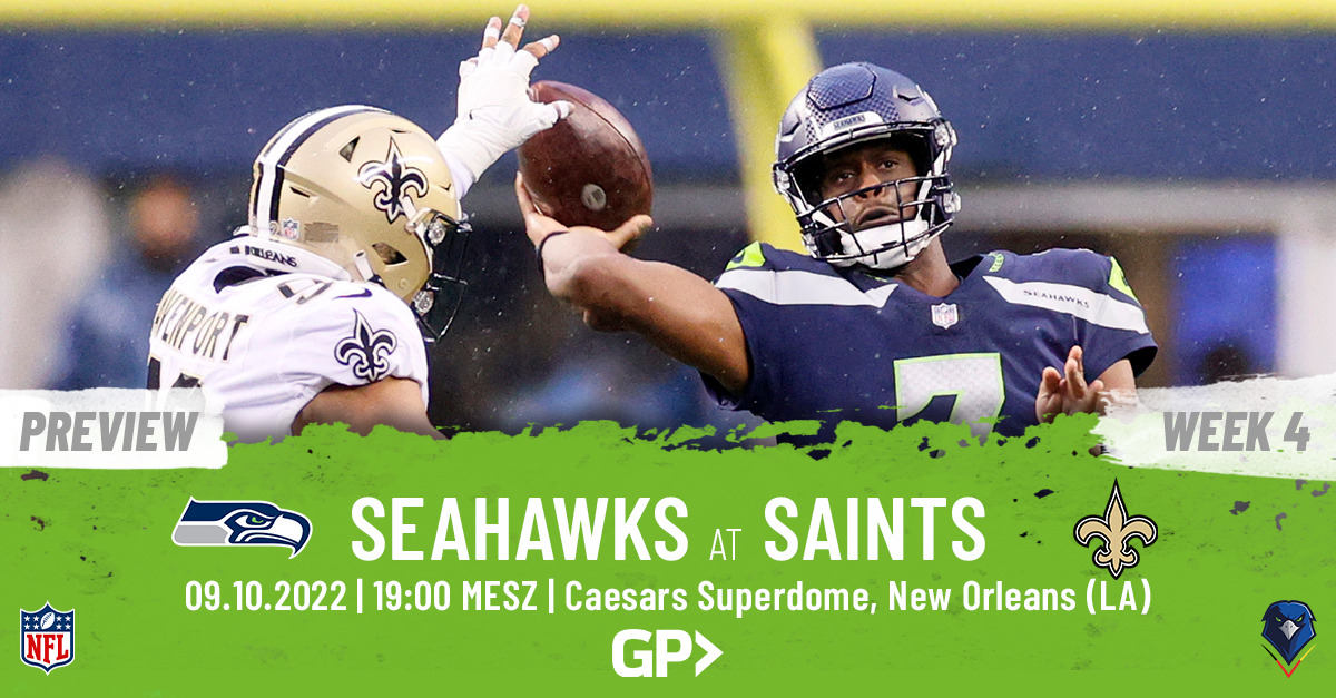 Preview: Regular Season 2022 (Week 5) – Seahawks @ Saints