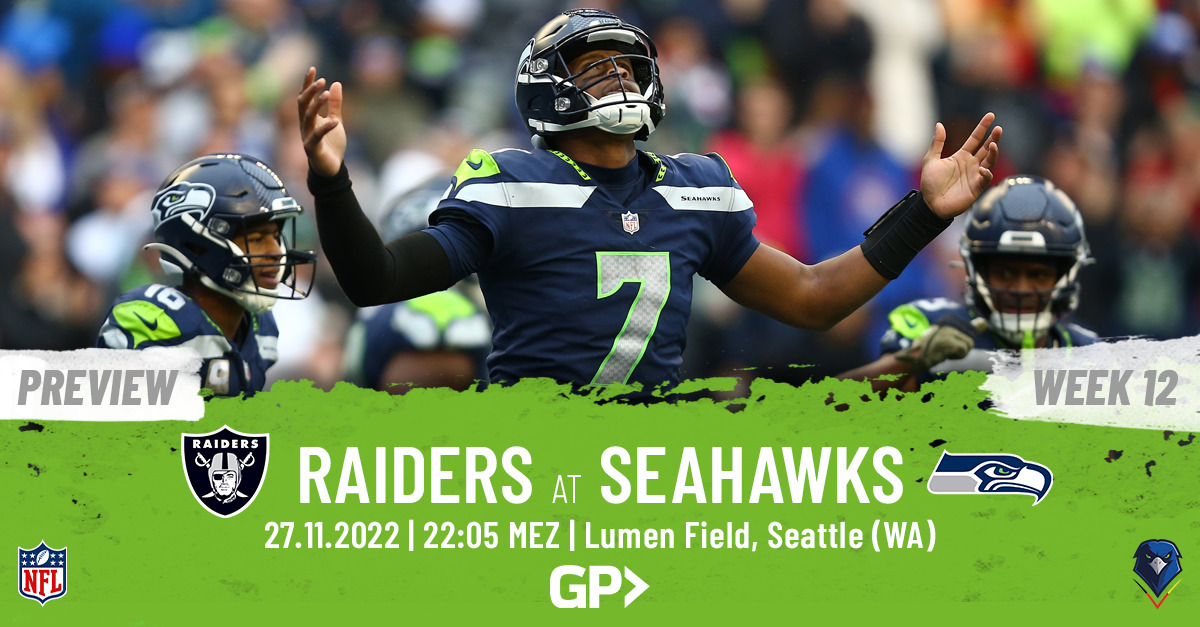 Preview: Regular Season 2022 (Week 12) – Raiders @ Seahawks