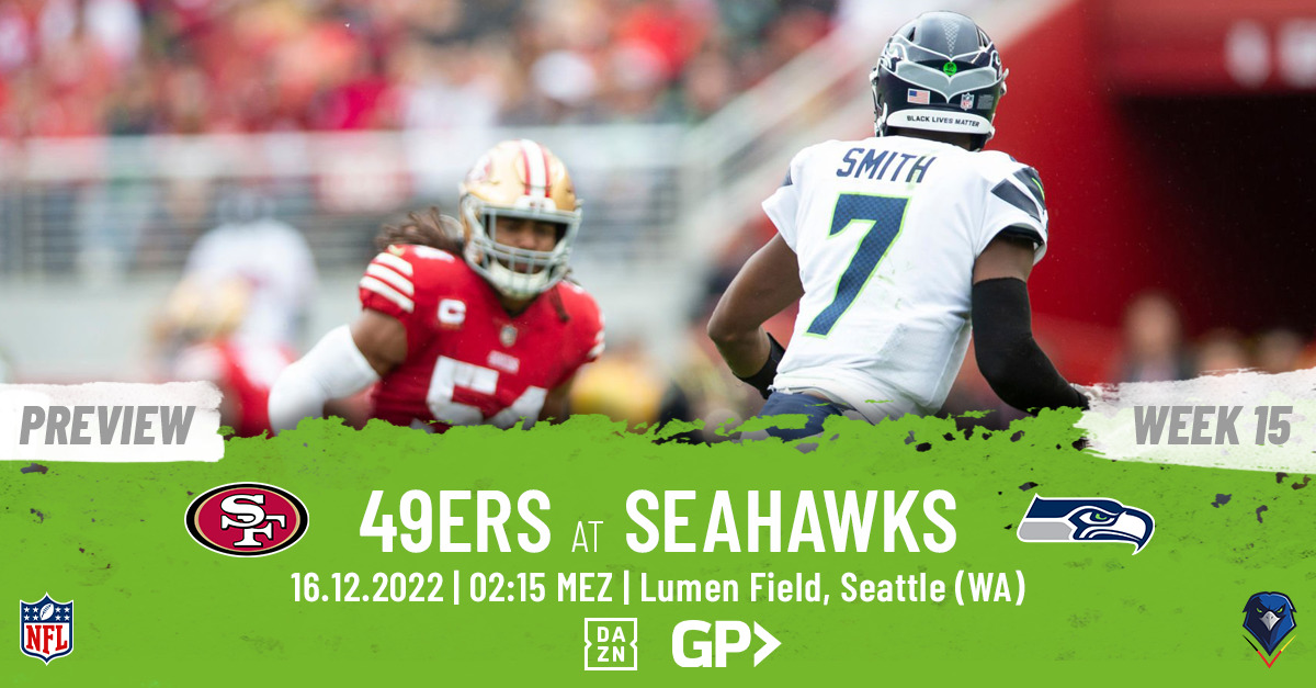 Preview: Regular Season 2022 (Week 15) – 49ers @ Seahawks