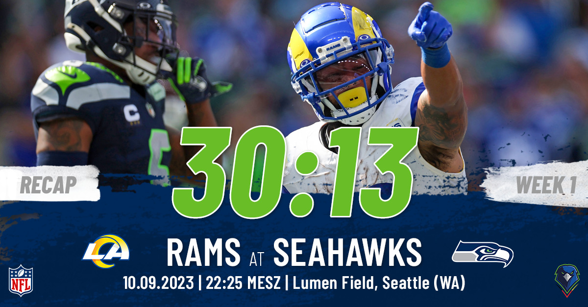 Recap: Regular Season 2023 (Week 1) – Rams @ Seahawks