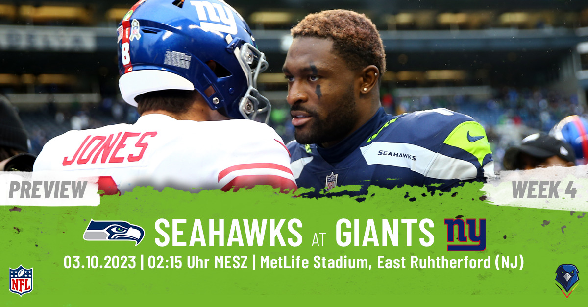 Preview: Regular Season 2023 (Week 4) – Seahawks @ Giants