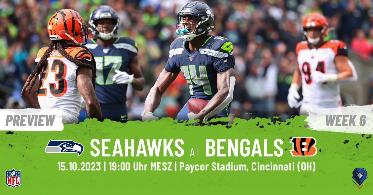 Preview: Regular Season 2023 (Week 6) – Seahawks @ Bengals