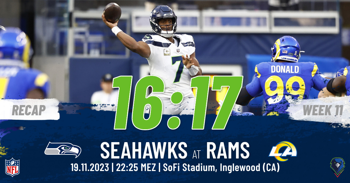 Recap: Regular Season 2023 (Week 11) – Seattle Seahawks @ Los Angeles Rams