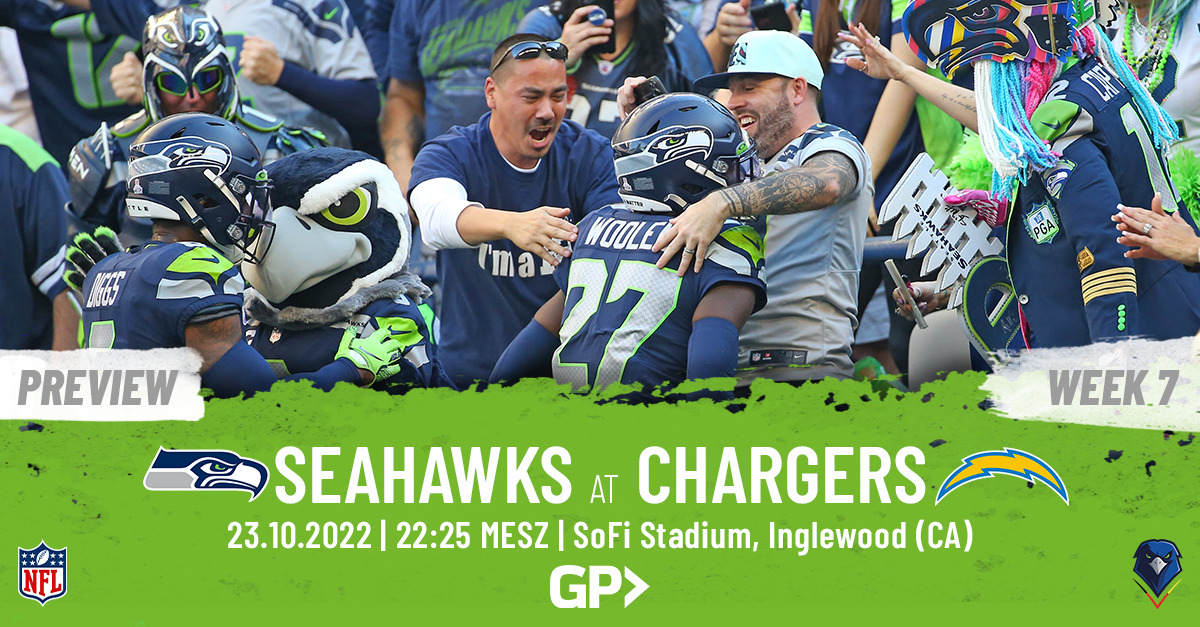 Preview: Regular Season 2022 (Week 7) – Seahawks @ Chargers