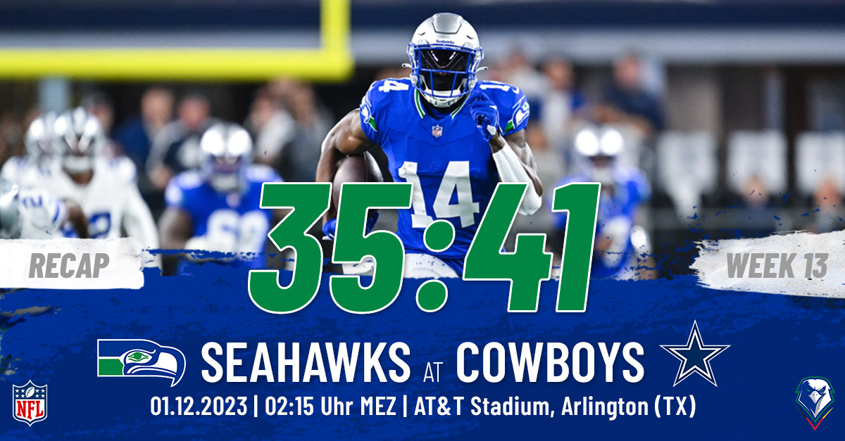 Recap: Regular Season 2023 (Week 13) – Seahawks @ Cowboys