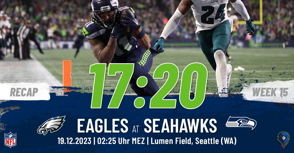 Recap: Regular Season 2023 (Week 15) – Philadelphia Eagles @ Seattle Seahawks