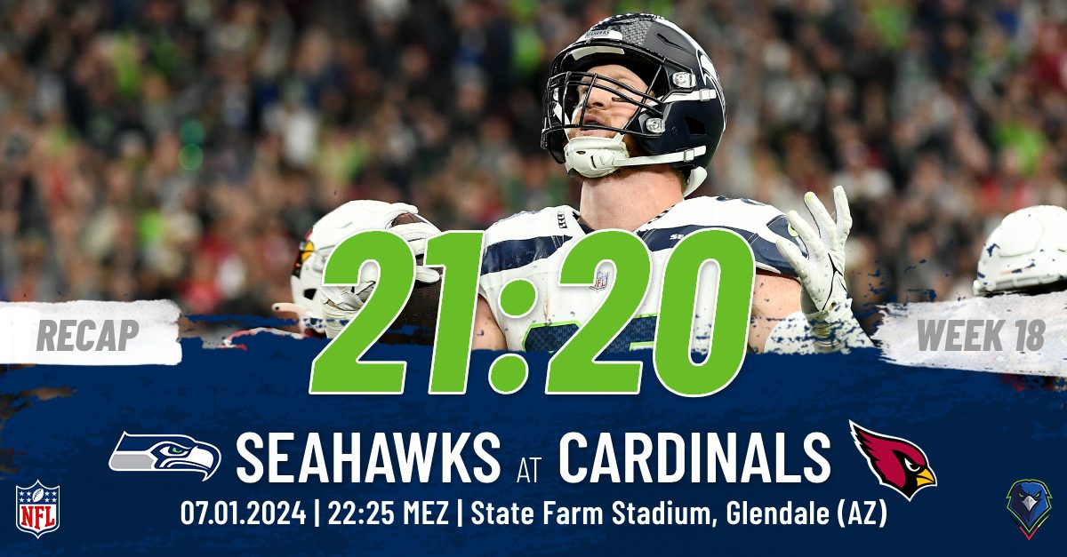 Recap: Regular Season 2023 (Week 18) – Seattle Seahawks @ Arizona Cardinals
