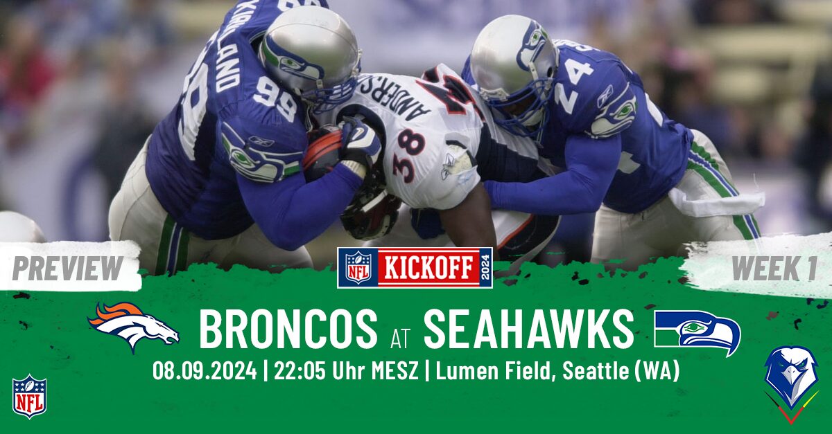 Preview: Regular Season 2024 (Week 1) – Denver Broncos @ Seattle Seahawks