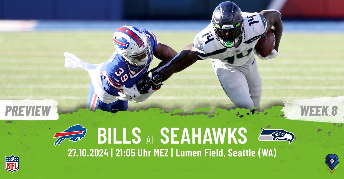 Preview: Regular Season 2024 (Week 8) – Bills @ Seahawks