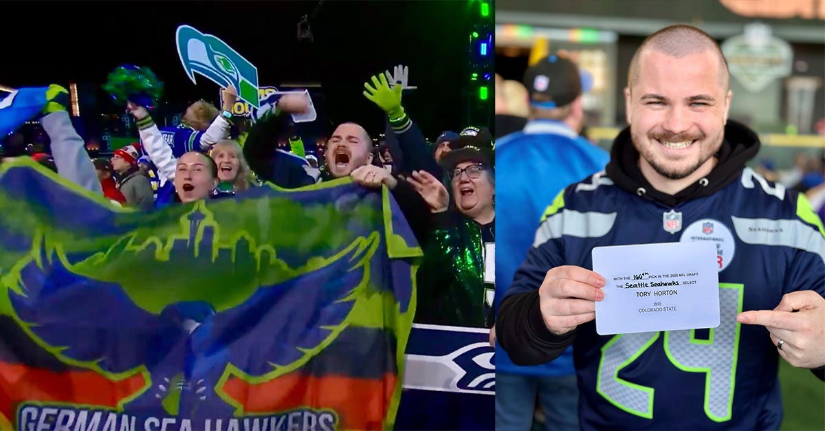 Ersteigere ein exklusives „NFL Draft 2025“-Paket vom deutschen Seahawks-Superfan