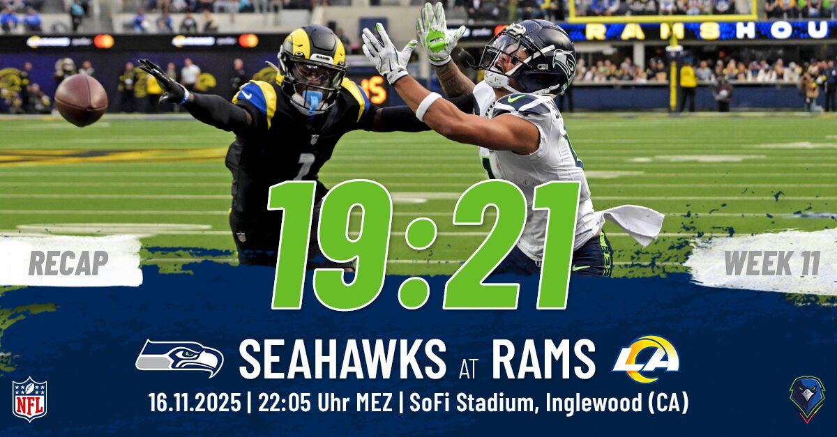 Recap: Regular Season 2025 (Week 11) – Seahawks @ Rams