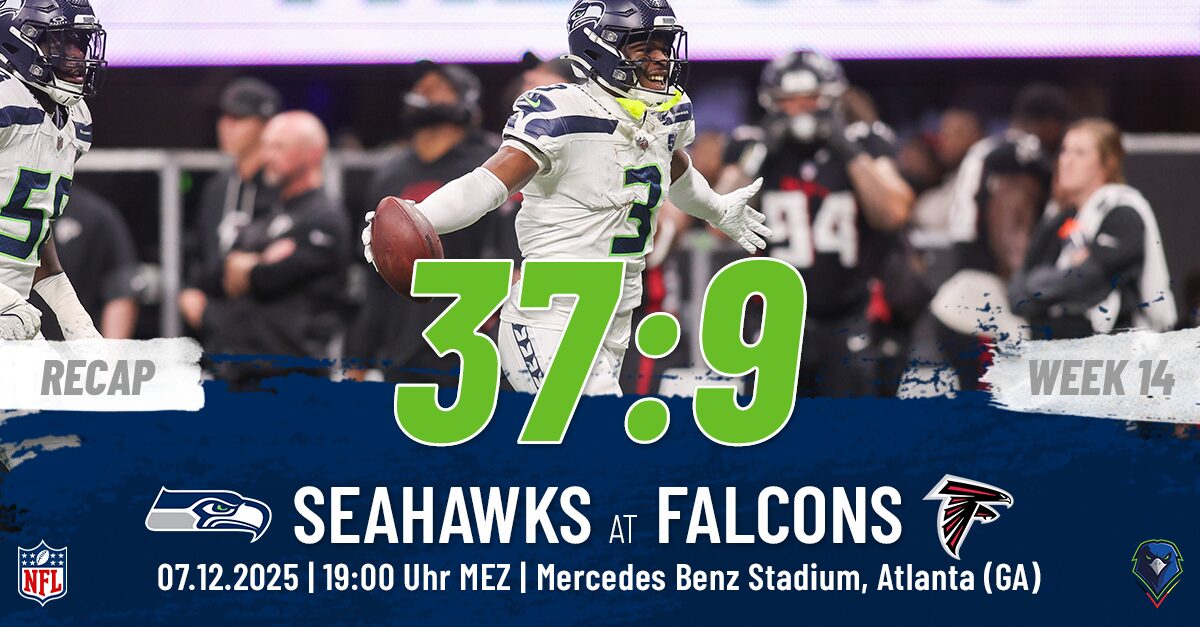 Recap: Regular Season 2025 (Week 14) – Seahawks @ Falcons