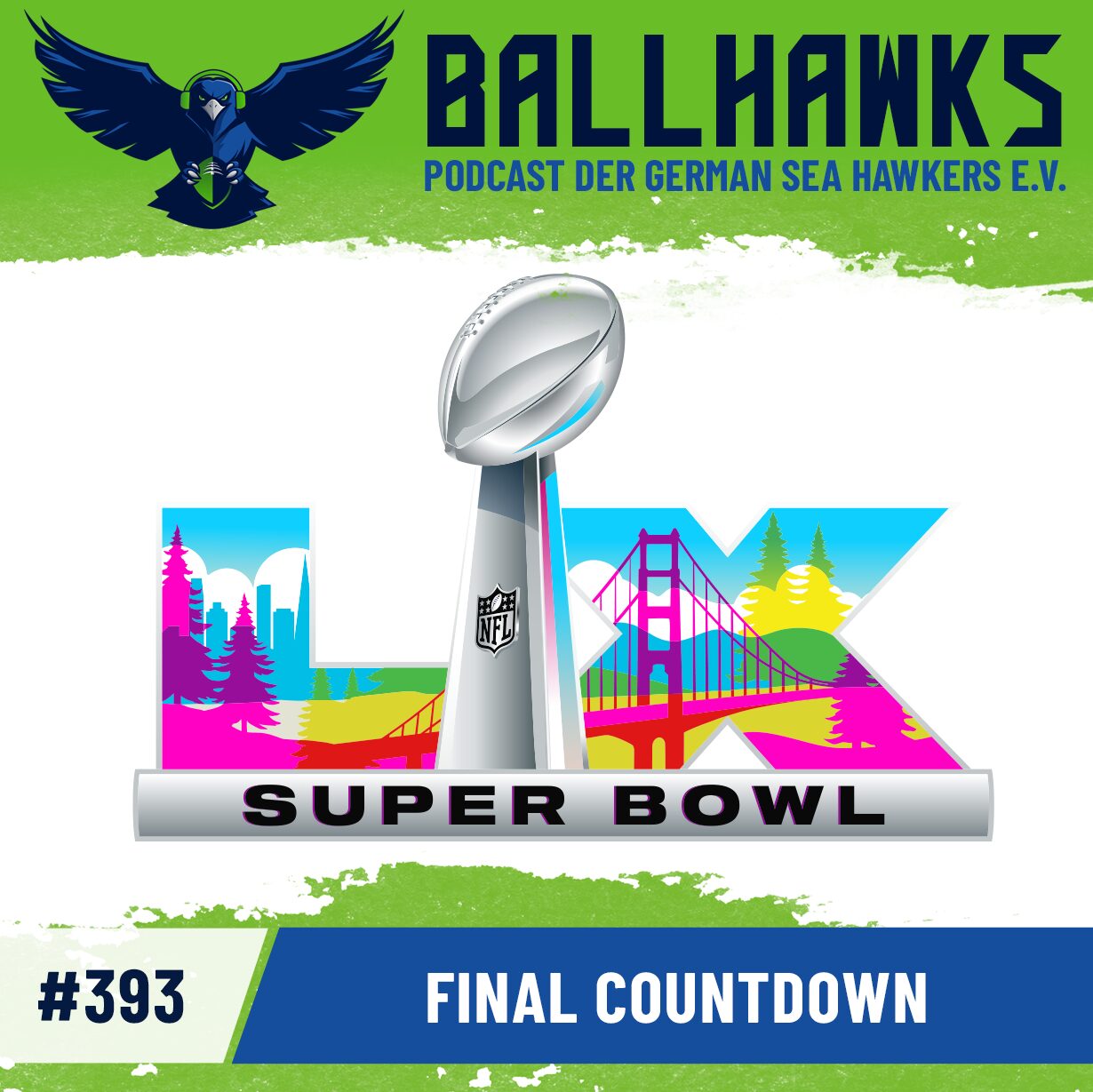 Folge 393: Final Countdown zeigt das diesjährige Super Bowl-Logo