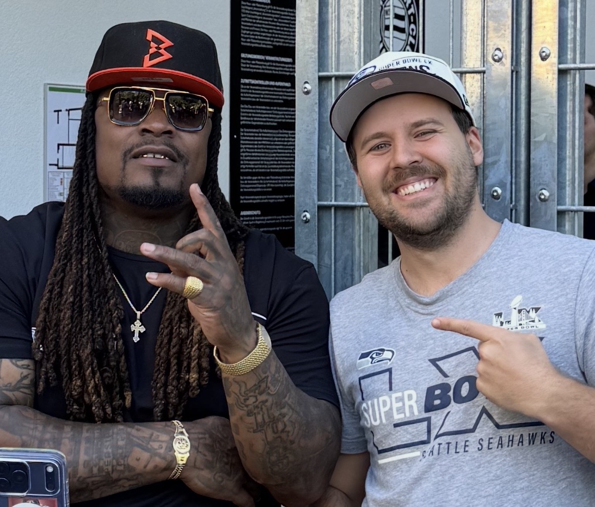 Mein Treffen mit Marshawn Lynch bei den Vienna Vikings