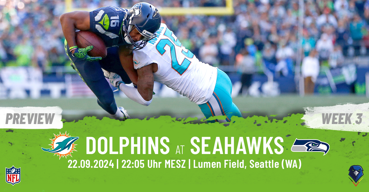 Preview: Regular Season 2024 (Week 3) – Dolphins @ Seahawks